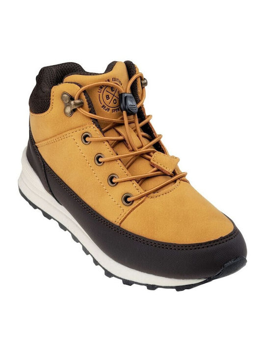 Kids Boots with Laces Brown