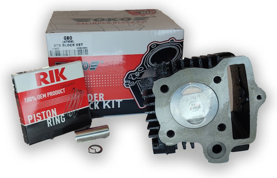 Oko Motorcycle Cylinder Piston Kit 47mm for Honda C50