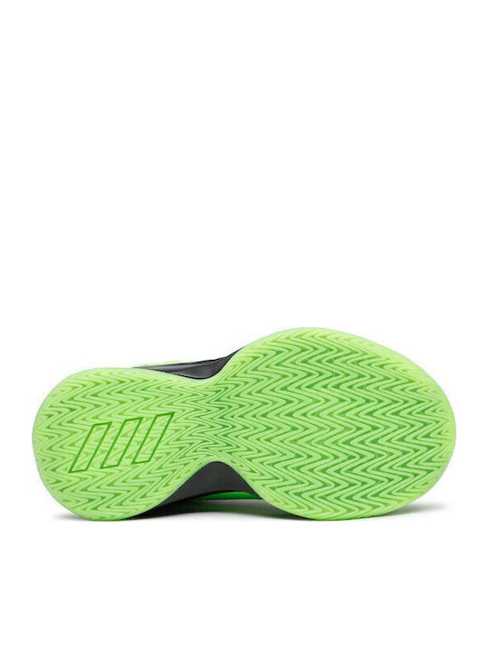 Cross Em Up 5 Kids Sports Shoes Basketball with Laces Green