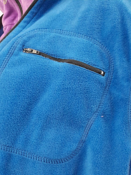 Ανδρική Ζακέτα Fleece Μπλε