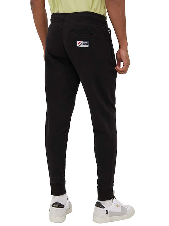 Superdry Men's Sweatpants with Rubber Black