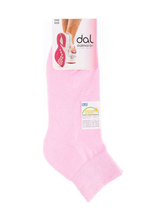 Dal Women's Sock Sock Suit with Velcro Jogging Pink 928