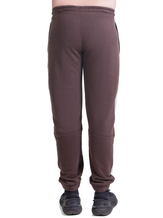 Be:Nation Men's Sweatpants with Rubber Purple