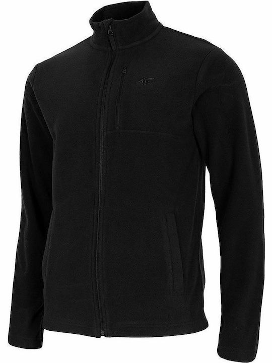 Ανδρική Ζακέτα Fleece Μαύρη