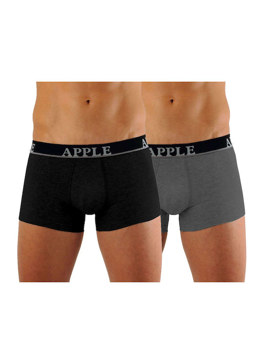 0112149 Men's Boxers Black / Charcoal 2Pack