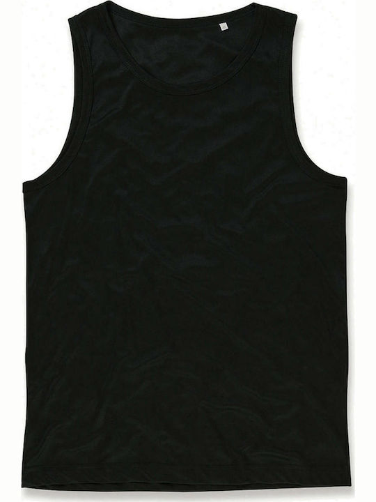 Stedman Sports T Men's Sleeveless Promotional Blouse Black Opal ST8010-BLO