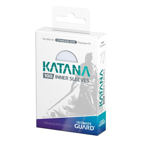 Ultimate Guard Katana Inner Standard Inner Sleeve Standard Size 100τμχ Clear