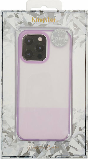 Kingxbar Plain Задна корица Силикон Лилав (iPhone 13 Pro)