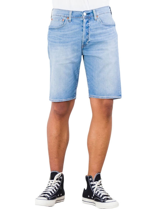 501 Hemmed Мъжка Бермуда Светлосиня