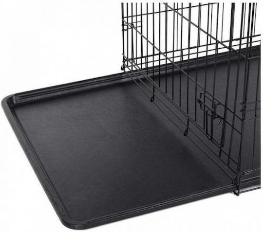 Pupcorn Dog Wire Cage XLarge with 2 Doors Black 107x69x75.5cm