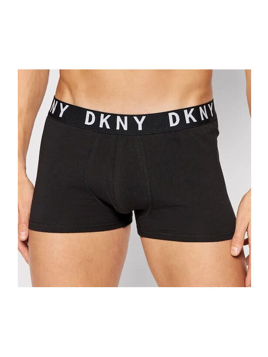 DKNY Herren Boxershorts Schwarz 3Packung