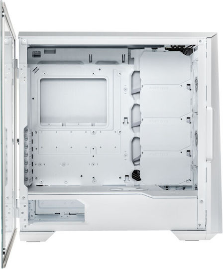 Phanteks Eclipse G500A DRGB Gaming Midi-Turm Computergehäuse mit Seitenfenster Weiß