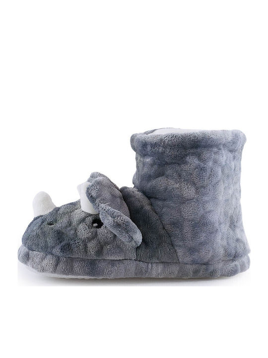 Kids Slippers Boots Gray