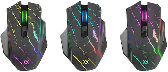 Defender GM-503 Ασύρματο RGB Gaming Ποντίκι 3200 DPI Μαύρο
