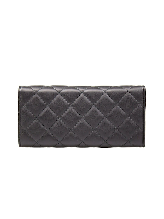 Bartuggi Large Leather Women's Wallet Black