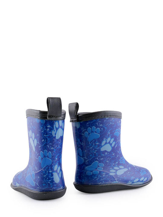 Kids Wellies with Internal Lining Blue