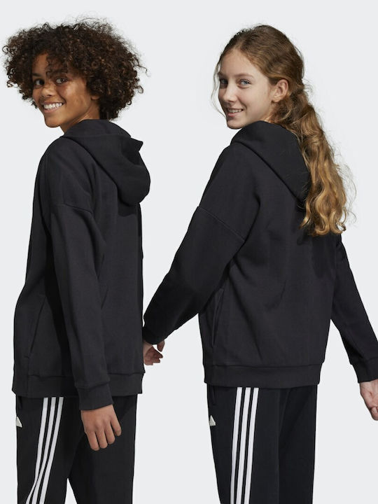 Παιδικό Φούτερ με Κουκούλα Μαύρο Future Icons Hooded