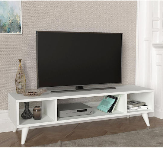 TV Stand Samos White L120xD35xH40cm