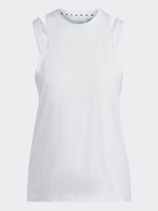 Aeroready Train Essentials Damen Bluse Ärmellos Weiß