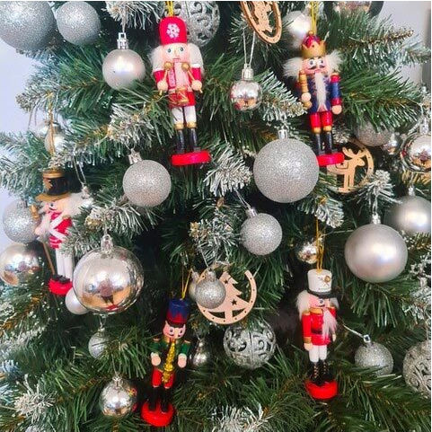 Висящ Nutcracker Украса 13бр Комплект 5бр
