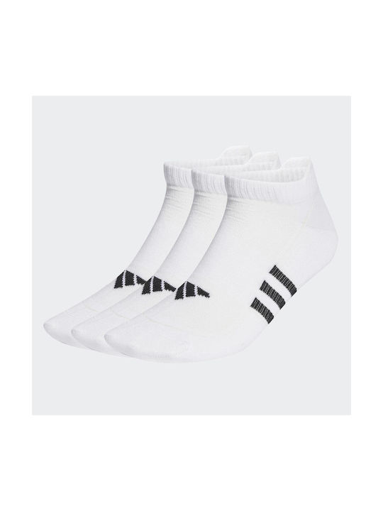 Adidas Performance Light Low Αθλητικές Κάλτσες Λευκές 3 Ζεύγη