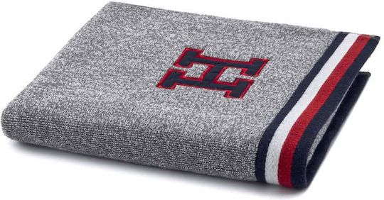 Tommy Hilfiger Bath Towel Teddy 70x140cm Grey Weight 500gr/m²