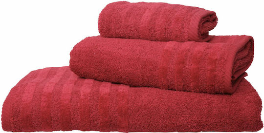 Anna Riska Πετσέτα Χεριών Spa 30x50εκ. 7 Red Βάρους 550gr/m²