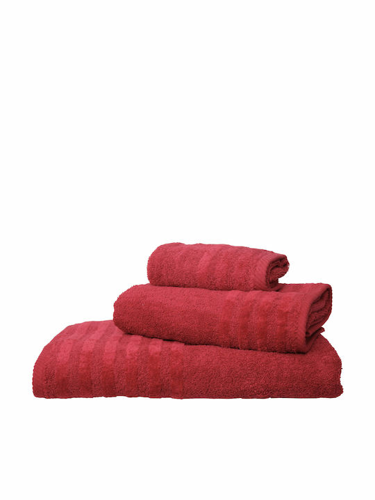 Anna Riska Bath Towel Spa 70x140cm 7 Red Weight 550gr/m²