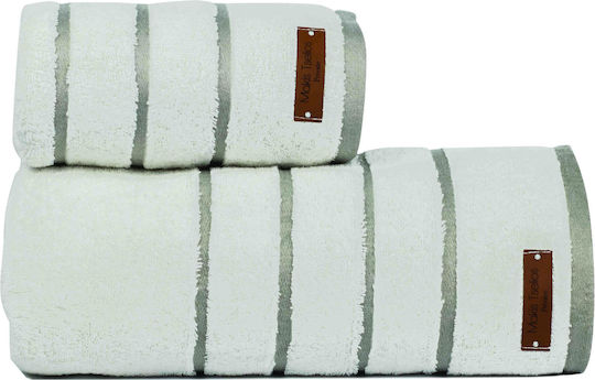 Makis Tselios Home Facecloth Private 50x90cm White Weight 600gr/m²