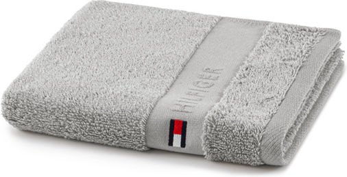 Tommy Hilfiger Πετσέτα Χεριών Legend 40x60εκ. Silver Βάρους 540gr/m²