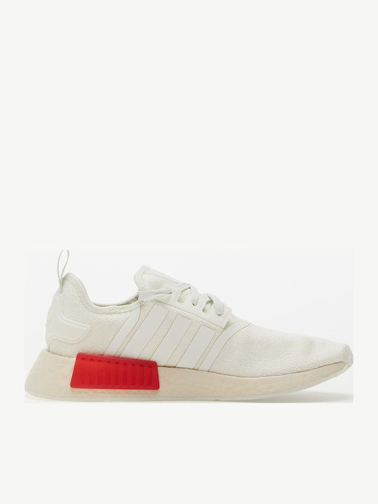 NMD_R1 Γυναικεία Sneakers White Tint / Glory Red / Semi Lucid Blue