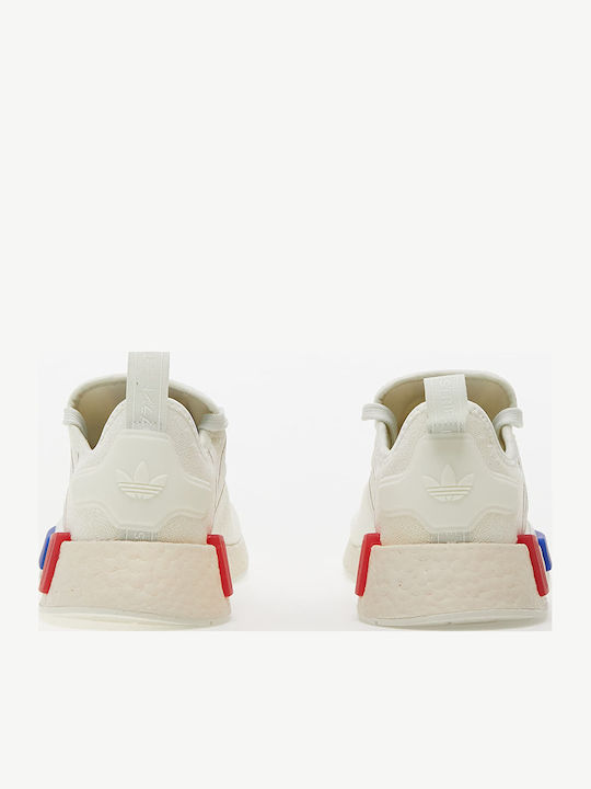 NMD_R1 Γυναικεία Sneakers White Tint / Glory Red / Semi Lucid Blue