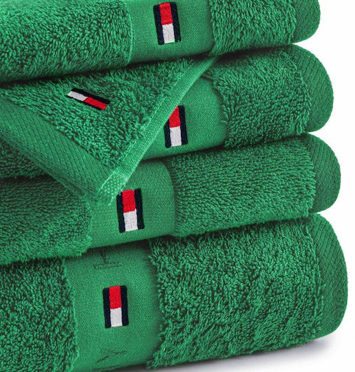 Tommy Hilfiger Facecloth Legend 303623 50x100cm Verde Weight 540gr/m²