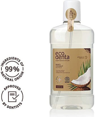 Ecodenta Cosmos Organic Minty Coconut Soluție Bucală Protecție Zilnică 250ml