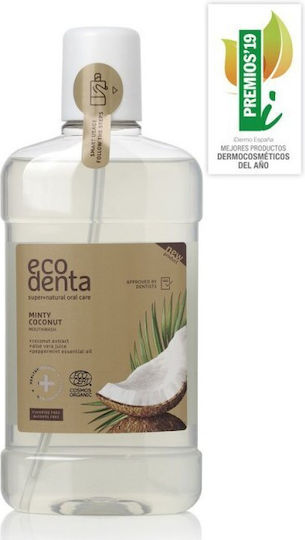 Ecodenta Cosmos Organic Minty Coconut Вода за уста Ежедневна защита