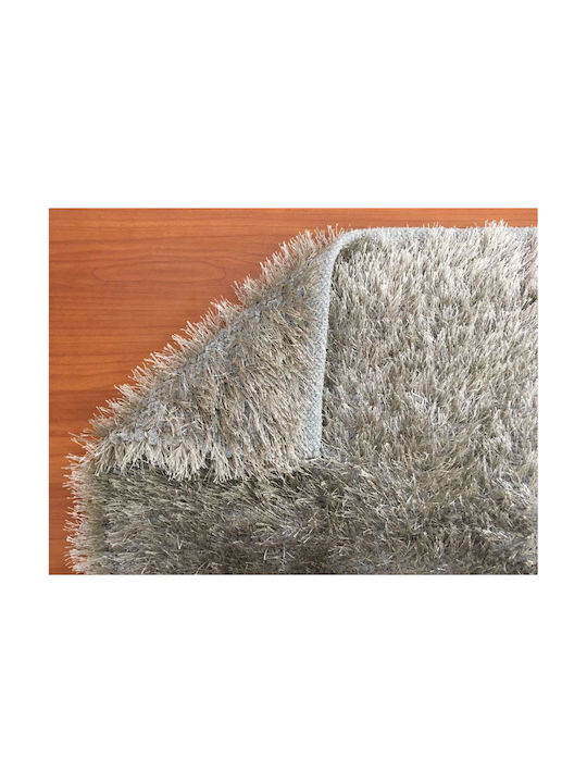 Linea Home Rug Rectangular Shaggy Gray