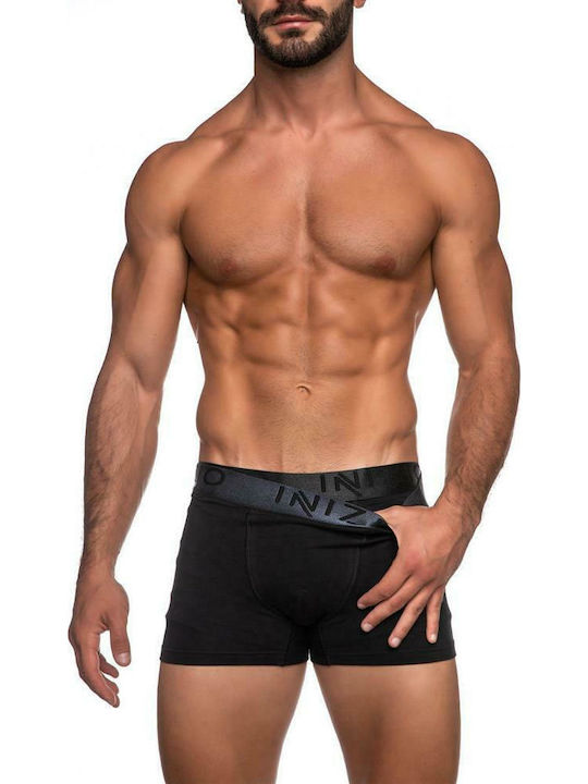 Inizio Men's Boxers Black 2Pack