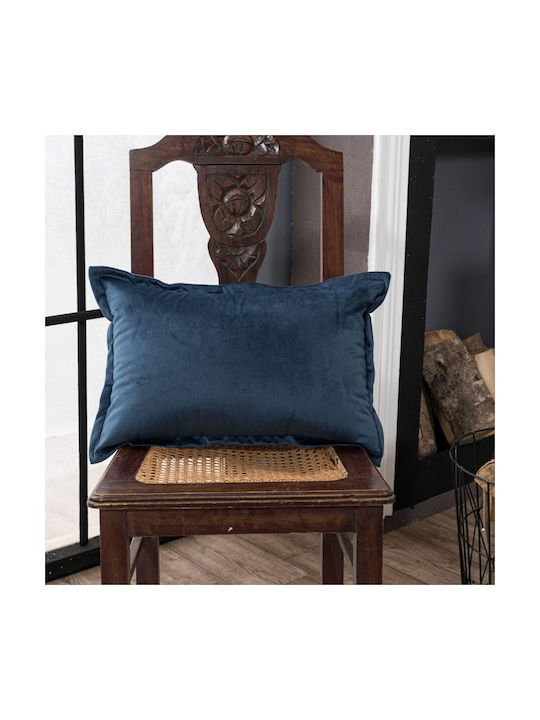 Teoran Decorative Pillow Case Velvet 04 Petrol 30x50cm