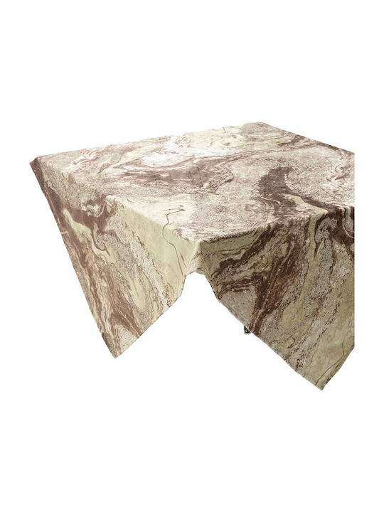 Inart Checkered Beige 120x120cm