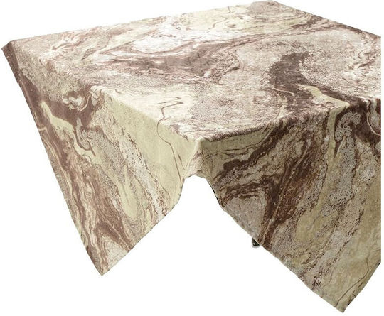 Inart Καρέ Μπέζ 120x120εκ.