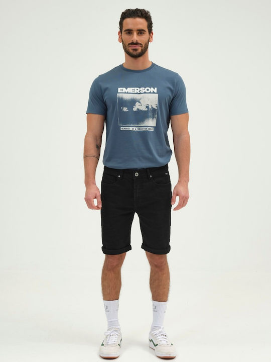 Men's Shorts Jeans Black