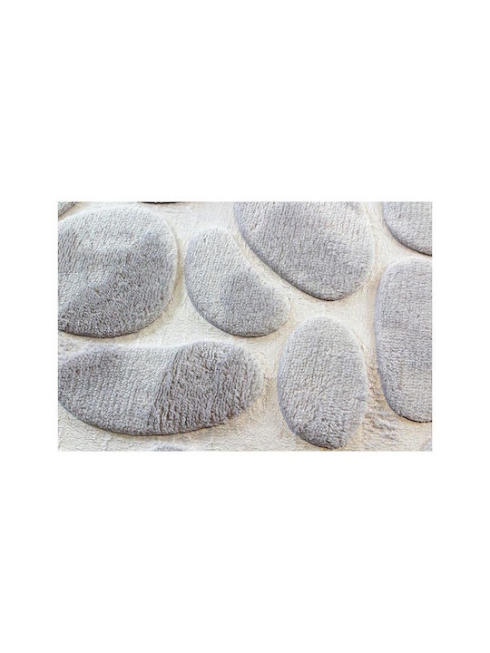 Aria Trade Non-Slip Bath Mat Memory Foam AT00441 Grey 40x60cm