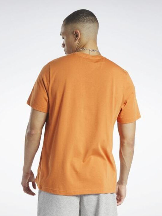 Reebok Graphic Series Αθλητικό Ανδρικό T-shirt Burnt Orange με Στάμπα