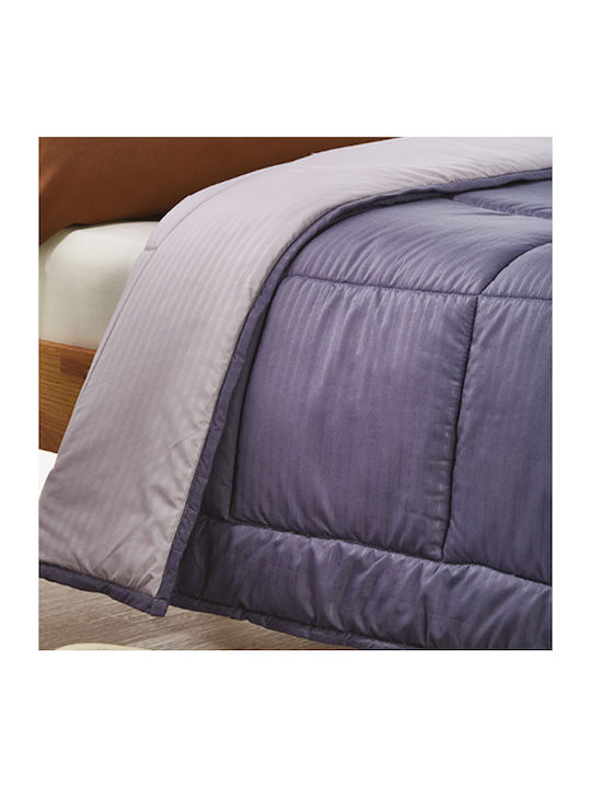 Whitegg L060-3 Κουβερλί Υπέρδιπλο Microfiber Purple 220x240cm