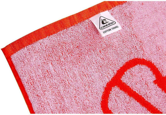 CressiSub Cotton Frame Beach Towel Tangerine 180x90cm