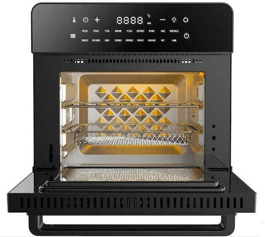 Turbotronic Ηλεκτρικό Φουρνάκι 15lt Χωρίς Εστίες με Αέρα