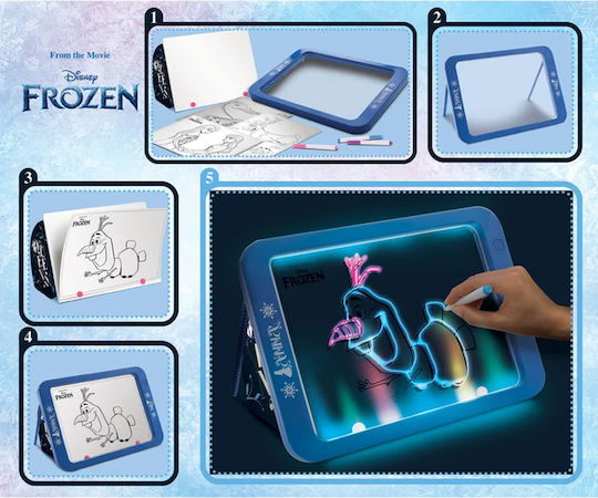 Lisciani Giochi Magic Frozen Beidseitige Beschriftungstafel