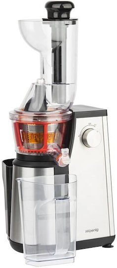 HKoenig Αποχυμωτής Αργής Σύνθλιψης 400W Ασημί