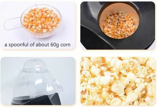 Minijoy Popcorn Maker Hot Air 1200W