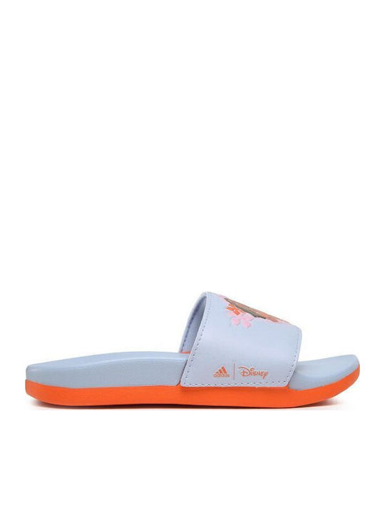 Kids' Slides Blue Adilette Moana K
